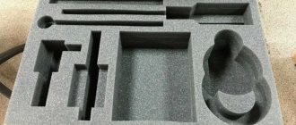 Изготовление ложементов под инструменты: как повысить удобство хранения и транспортировки