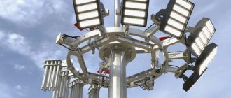 Преимущества мачт освещения ВМО с мобильной короной в промышленности и логистике